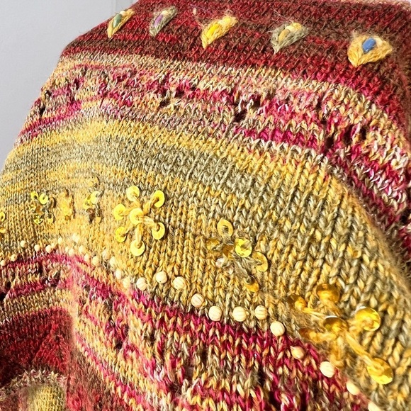 Vintage earthy grandmacore cardigan sweater - Picture 7 of 7